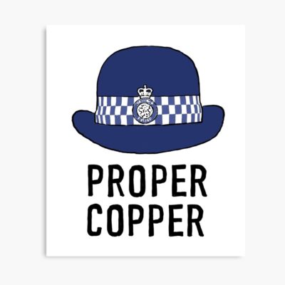 Proper Copper Uk Female Police Cap Poster
