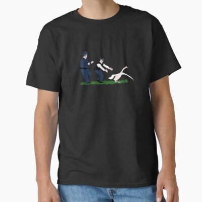 Swan Cops Funny Police Pair T-shirt