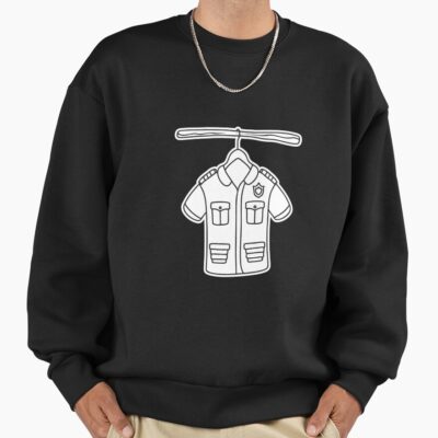 Full Police Uniform On Wooden Hanger Sweatshirt