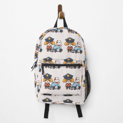 Police Car Dog Patrol Design Backpack
