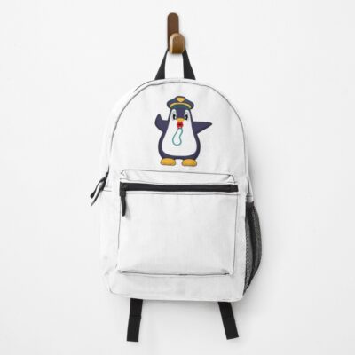 Penguin Cop Police Whistle Patrol Backpack