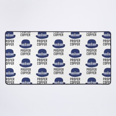 Uk Female Police Proper Copper Hat Mouse Pad
