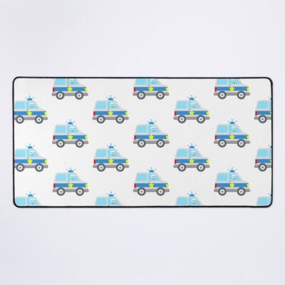 Toddler Police Car Cute Patrol Mouse Pad
