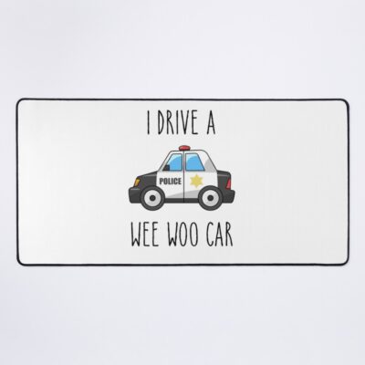 Funny Police Officer Graduation Grad Mouse Pad